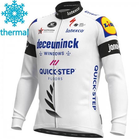 Maillot vélo 2021 Deceuninck-Quick-Step Hiver Thermal Fleece N006